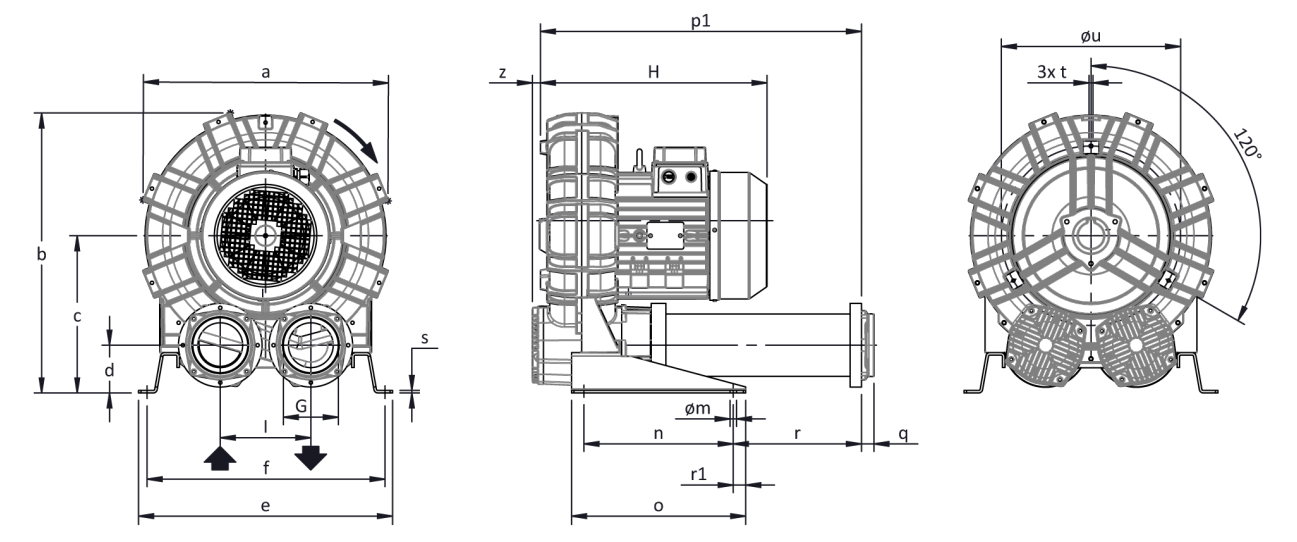 Габаритные размеры (чертеж) FPZ SCL K11 MD 7.5